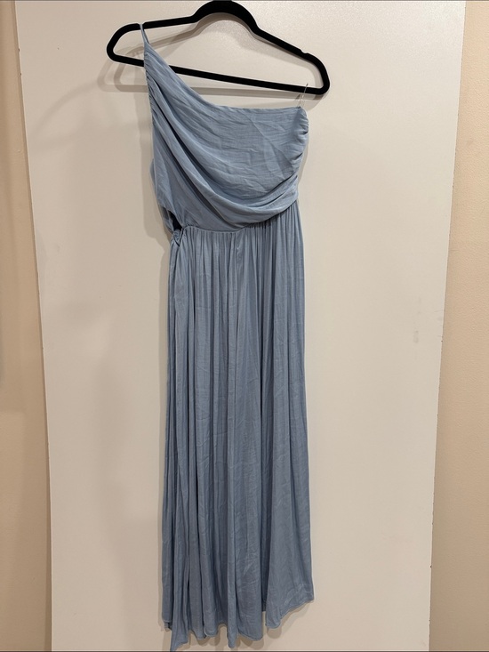 Forever 21 Dresses & Skirts - Light Blue One-Shoulder Maxi Dress